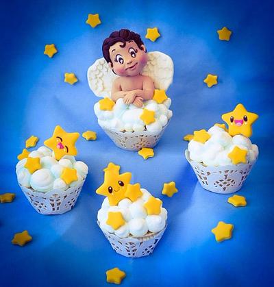 angel and star - Cake by Angela Cassano