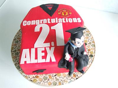 Graduation Cake - Cake by Amanda Watson