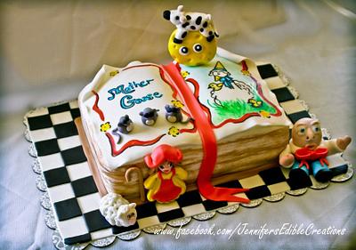 Mother Goose Birthday Cake - Cake by Jennifer's Edible Creations