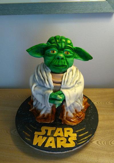Yoda Star Wars - Cake by Redhatcakes