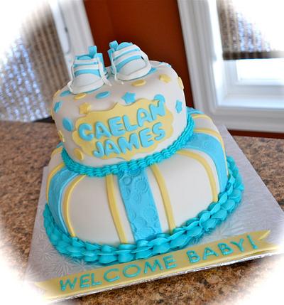 Baby shower cake! - Cake by cakesbyjodi