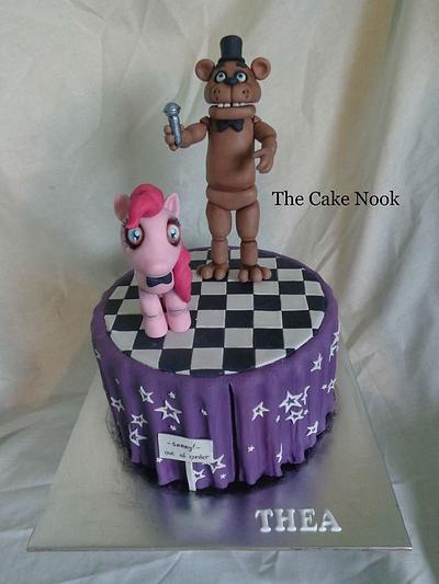 Five Nights at Freddys Cake. - Cake by Zoe White
