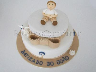 Christening - Cake by Bolinhos com Amor 