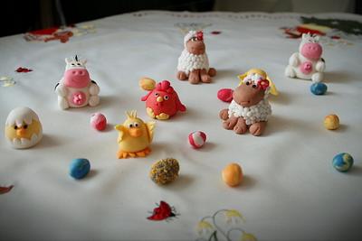 Easter animals - Cake by vikios
