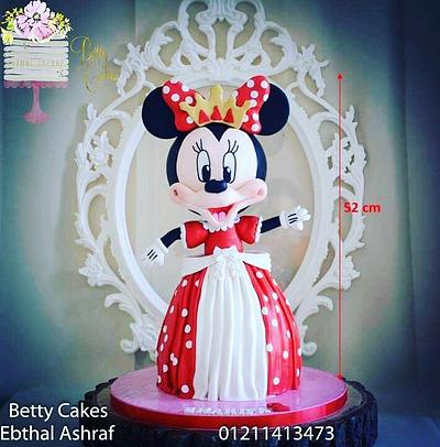 Minnie Mouse 3D cake  - Cake by BettyCakesEbthal 