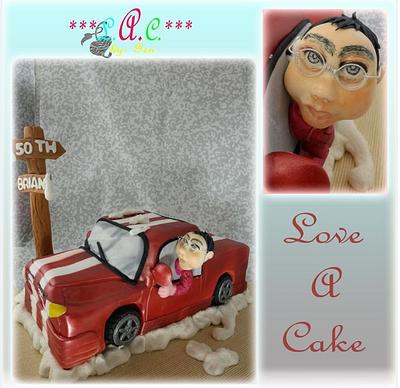 Pick-up Truck-themed 50th Birthday Cake - Cake by genzLoveACake