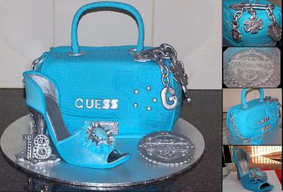 Guess bag cake - Cake by The Custom Piece of Cake