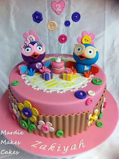 Hootabelle and Hoot Cake - Cake by Mardie Makes Cakes
