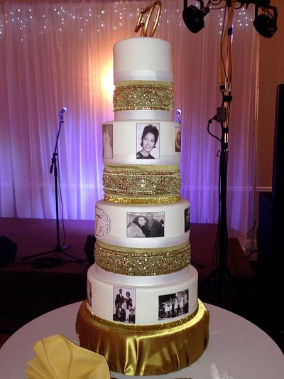50th Wedding Anniversary Cake - Cake by Sonolito