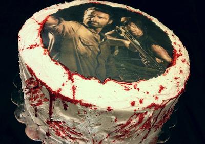 A Very Attractive Walking Dead Cake - Cake by Kristi