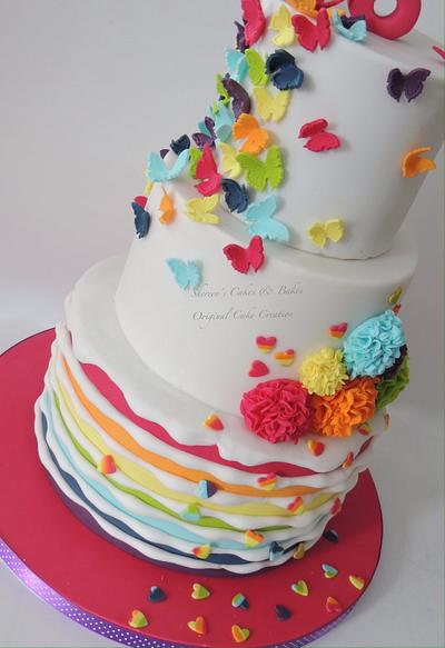 Rainbow fun - Cake by Shereen