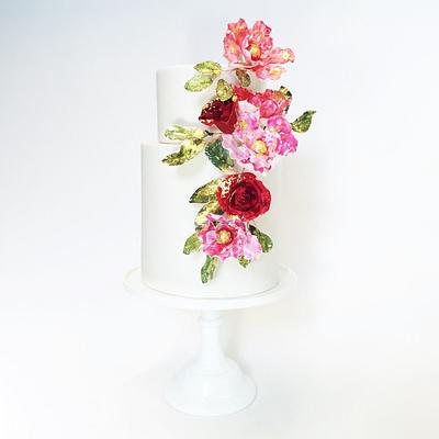 Valentine's Flowers - Cake by SweetGeorge