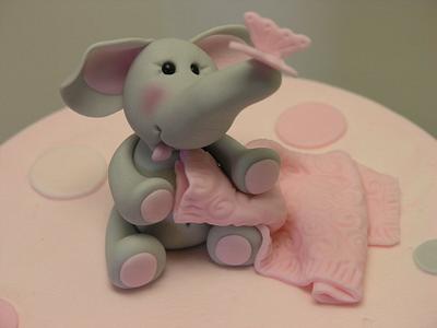 Elephant Baby Shower - Cake by Jeana Millan