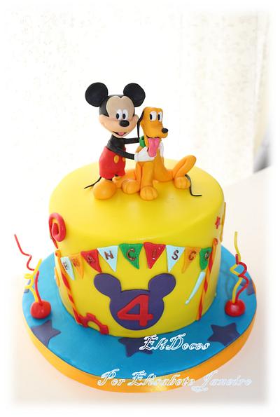 Mickey and Pluto - Cake by EliDoces - Elisabete Janeiro