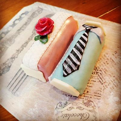 Gentleman and lady - Cake by EmyCakeDesign