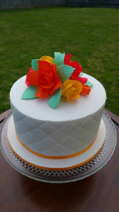 Simple Little Wedding Cake - Cake by Lisa-Jane Fudge