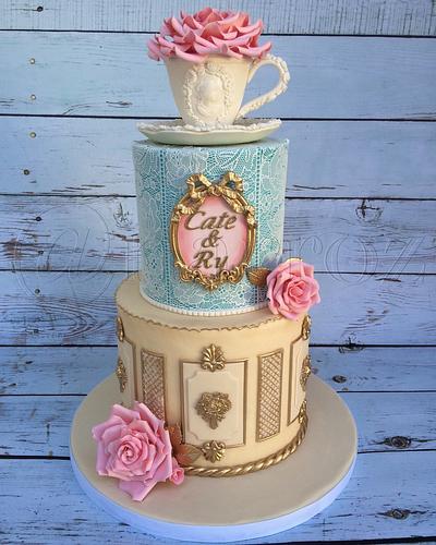 English Tea Time  - Cake by Natasha Rice Cakes 
