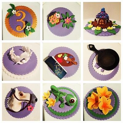 Disney Tangled Cupcakes - Cake by Rainie's Cakes