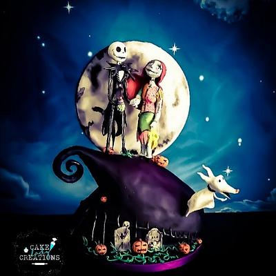 Nightmare Before Christmas  - Cake by Cake Lady Creations 