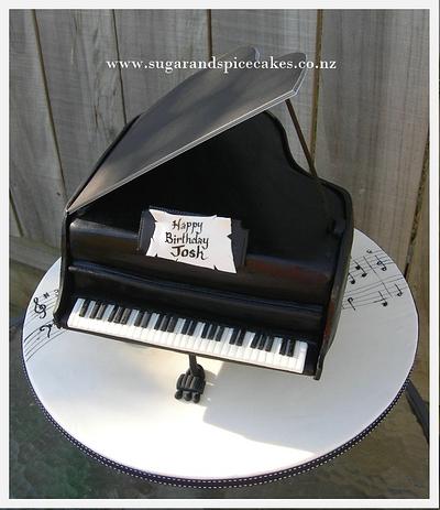 Baby Grand Piano Cake - Cake by Mel_SugarandSpiceCakes