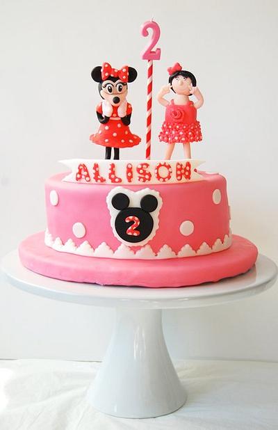 Allison & Minnie Mouse  - Cake by funni