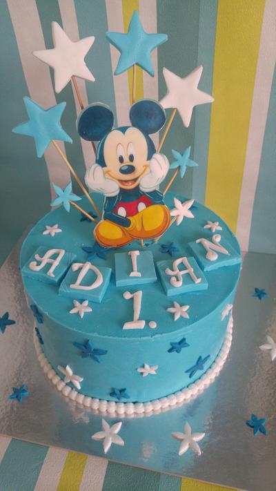 mickey mouse cake  - Cake by Elzacakeland
