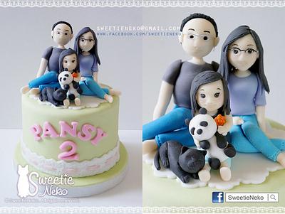 family cake - Cake by Karen Heung 