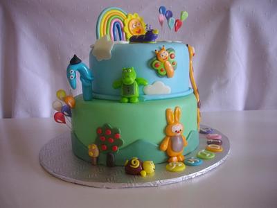 Baby TV cake - Cake by sucresucre