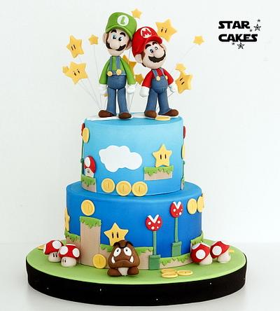 Super Mario Bros cake - Cake by Star Cakes