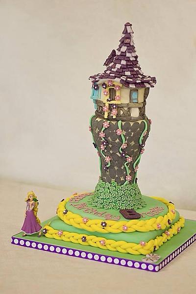 Tangled cake - Cake by Leanne 