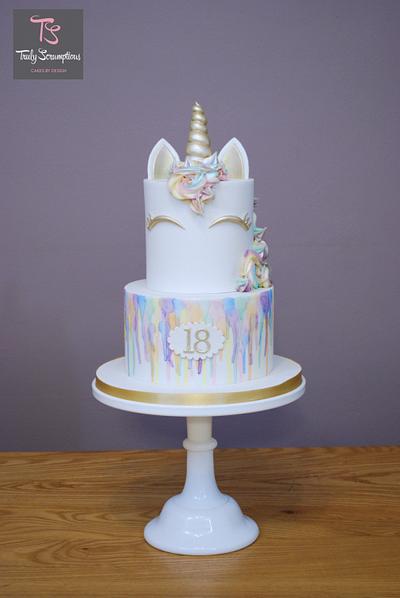 Rainbow Unicorn  - Cake by Emma Stewart