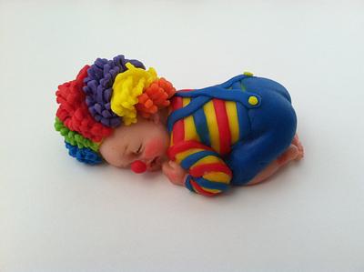 Sleeping baby figures - Cake by Andrea