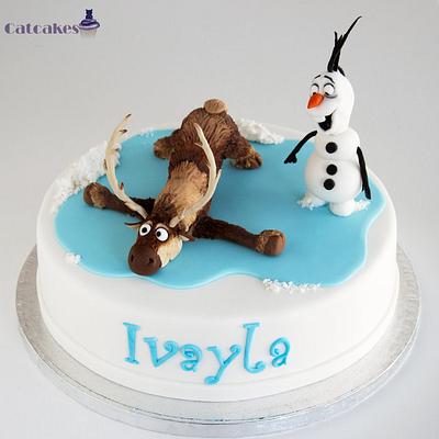 Frozen (disney) cake - Cake by Catcakes