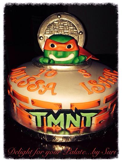 TMNT cake and cupcakes !!! - Cake by Delight for your Palate by Suri