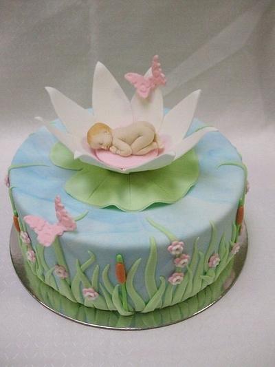 Water lily baby - Cake by Kake Krumbs