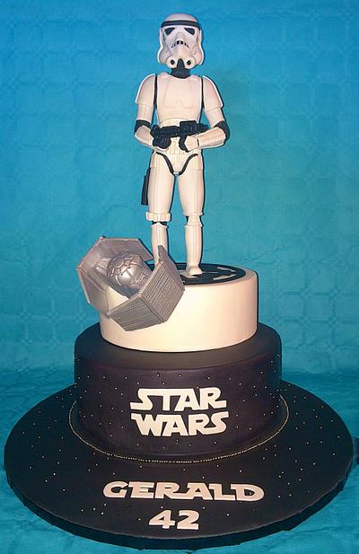 Storm trooper  - Cake by Els tess
