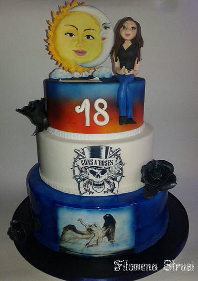18 th. Birthday - Cake by Filomena