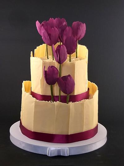 Tulip flower cake - Cake by Ivaninislatkisi