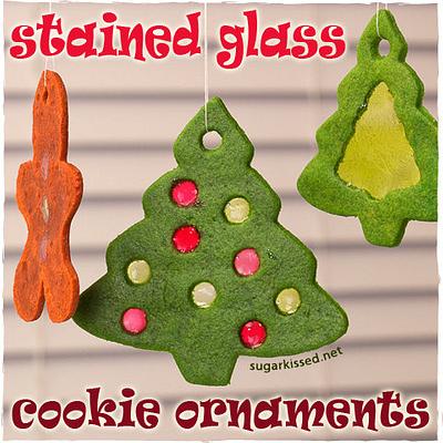 Stained Glass Cookie Ornaments - Cake by Janine