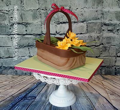 Spring Trug - Cake by WickyWooWoo Cakes