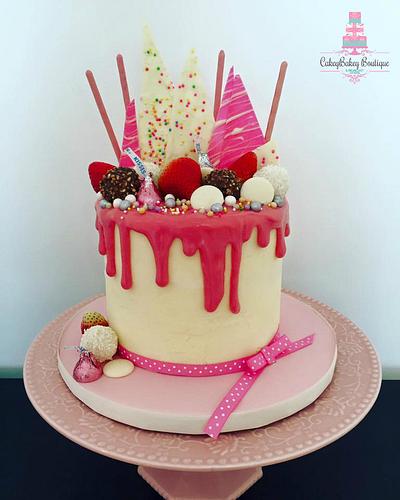Drippy Cake - Cake by CakeyBakey Boutique