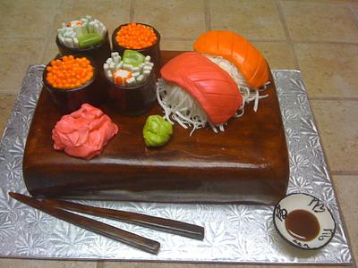 Sushi for dessert - Cake by Tetyana