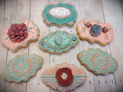 Deco Vintage cookies - Cake by Cookies by Joss 