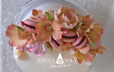 Detail sugar flowers - Cake by Tortolandia