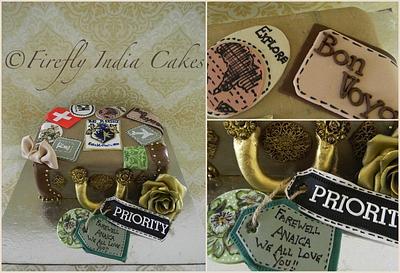 Vintage Suitcase  - Cake by Firefly India by Pavani Kaur