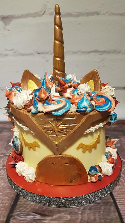 Wonder Woman unicorn cake - Cake by Cake Karma: