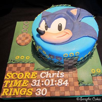 Sonic the Hedgehog Birthday Cake - Cake by SeraphicCakes