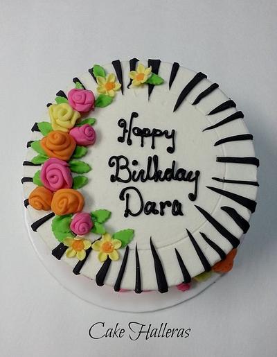 Happy Birthday, Dara - Cake by Donna Tokazowski- Cake Hatteras, Martinsburg WV