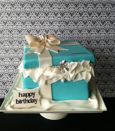 Tiffany box - Cake by CakesbyAngelaMorrison