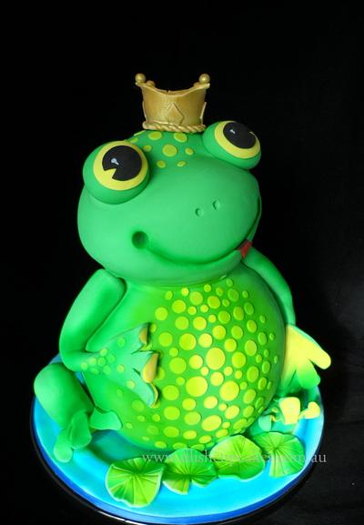 'Kingston' the frog  - Cake by D'lish Cupcakes -Natalie McGrane